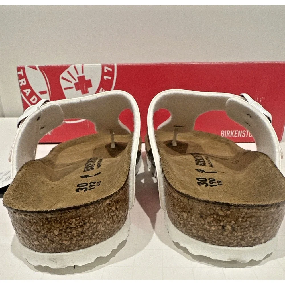 Birkenstock Kids EU 30 US K12 Gizeh Sandals Nautical Print Red ***NO BOX***‎